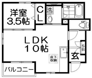 ヴェルデマーレの物件間取画像